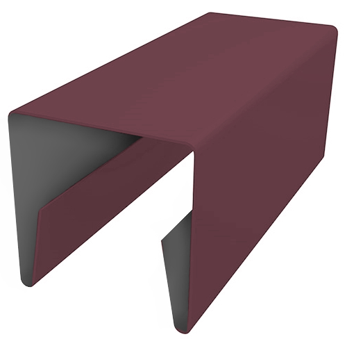 Планка П-образная заборная 20 0,5 Satin Matt TX RAL 3005 красное вино (2м) изображение, анонсные картинки товара