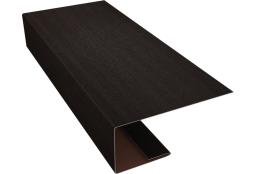 J-Профиль 18мм Верховье 0,45 Print Elite Coffee Wood TwinColor (2м) изображение, анонсные картинки товара