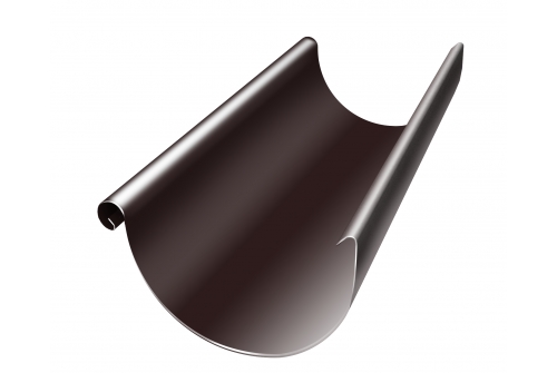 Желоб полукруглый Optima 150мм 3м RAL 8017 изображение, анонсные картинки товара