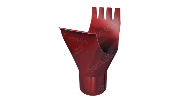 Воронка 125/90 мм RAL 3011 коричнево-красный изображение, анонсные картинки товара