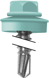 Саморез кровельный Daxmer 4,8х29 RAL 6027 (250) сверло №1 изображение, анонсные картинки товара