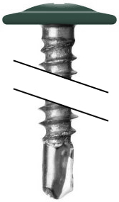 Саморез ПШС 4,2х19 RAL 6005 (1000) изображение, анонсные картинки товара