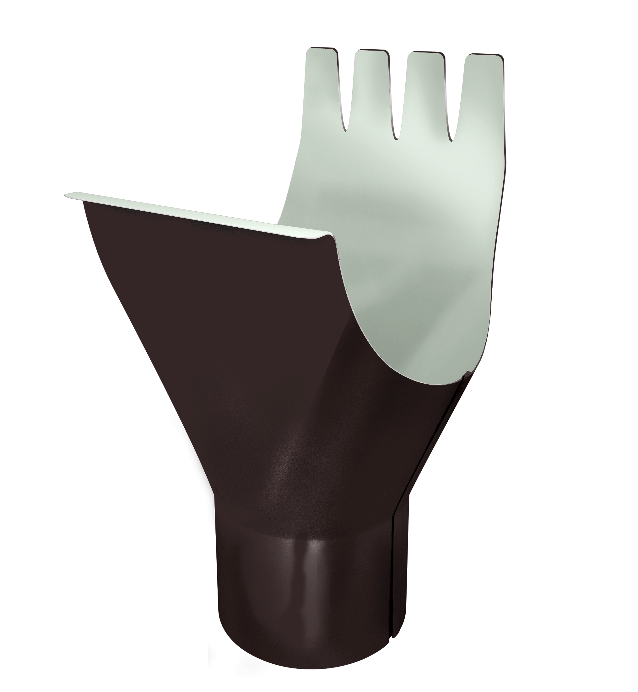 Воронка Optima 125/90мм RR 32 темно-коричневый изображение, анонсные картинки товара