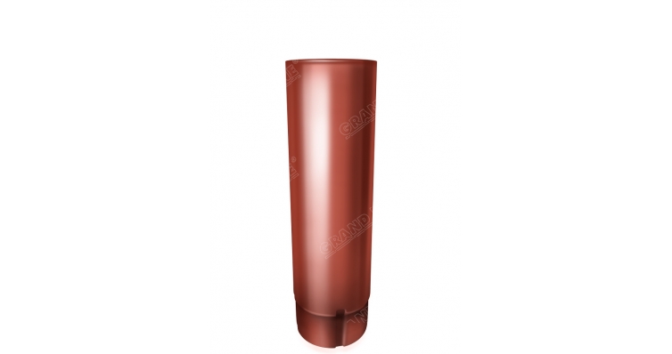 Труба круглая Grand Line 90 мм 3 м RAL 8004 терракота изображение, анонсные картинки товара