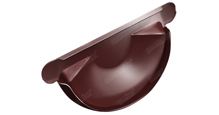 Заглушка торцевая универсальная 125 мм RR 29 красный изображение, анонсные картинки товара