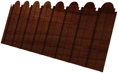 Профнастил C10A фигурный 0,45 Print Elite Choco Wood TwinColor изображение, анонсные картинки товара