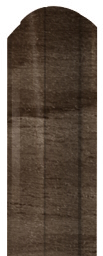 Штакетник Полукруглый Slim фигурный 0,45 Print Elite Coffee Wood Blesk TwinColor изображение, анонсные картинки товара