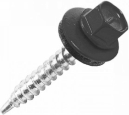 Саморез кровельный Daxmer 4,8х35 RAL 9004 (250) сверло №1 изображение, анонсные картинки товара