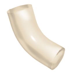 Колено 60 град 100 мм RAL 1015 изображение, анонсные картинки товара