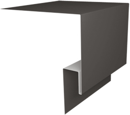 Планка околооконная сложная 250х50х12 (j-фаска) 0,5 Satin Matt TX RR 32 темно-коричневый (2м) изображение, анонсные картинки товара