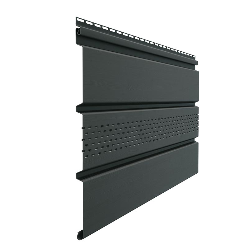 Döcke PREMIUM Софит с центральной перфорацией (Графит) изображение, анонсные картинки товара