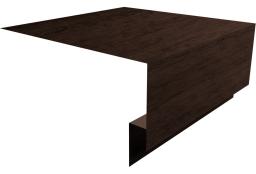 Планка околооконная сложная (Блок-хаус, Экобрус) Grand Line 250х75х25 0,45 Print Premium Antique Wood (3м) изображение, анонсные картинки товара