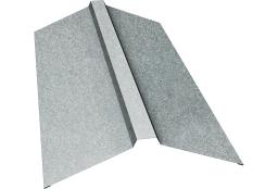 Планка конька прямоугольного 150х30х150 0,5 Zn (2м) изображение, анонсные картинки товара