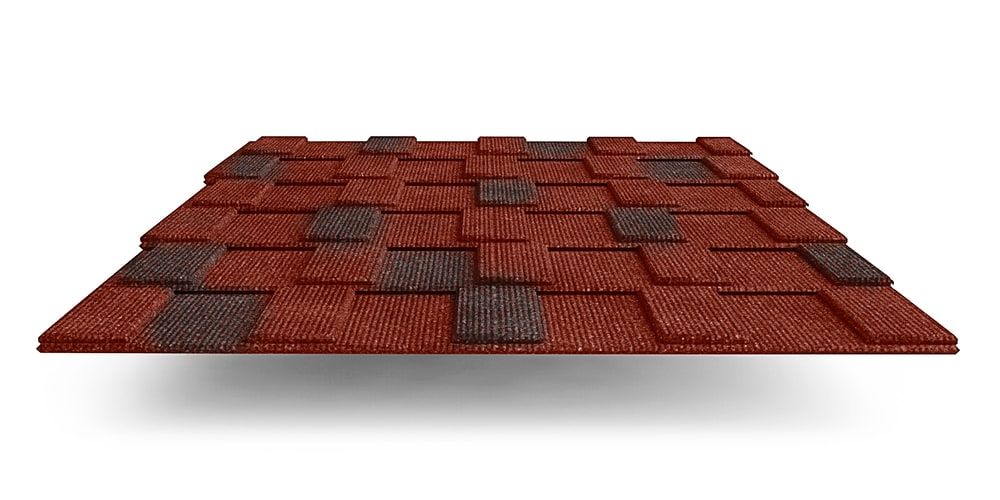 Лист Metrotile MetroViksen красно-черный изображение, анонсные картинки товара