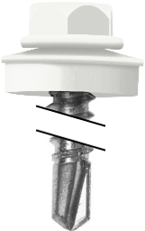 Саморез кровельный Daxmer 4,8х35 RAL 9016 (250) сверло №1 изображение, анонсные картинки товара