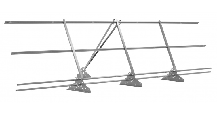 Ограждение кровельное со снегозадержателем Grand Line 1,2х3м RAL 9006 изображение, анонсные картинки товара