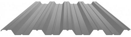 Профнастил НС44R 0,5 PE RAL 7004 сигнальный серый изображение, анонсные картинки товара