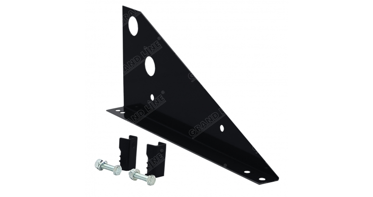 Кронштейн снегозадержателя для фальцевой кровли Optima RAL 9005 изображение, анонсные картинки товара