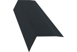 Планка карнизная 100х65 0,5 Velur X RAL 7016 антрацитово-серый (2м) изображение, анонсные картинки товара