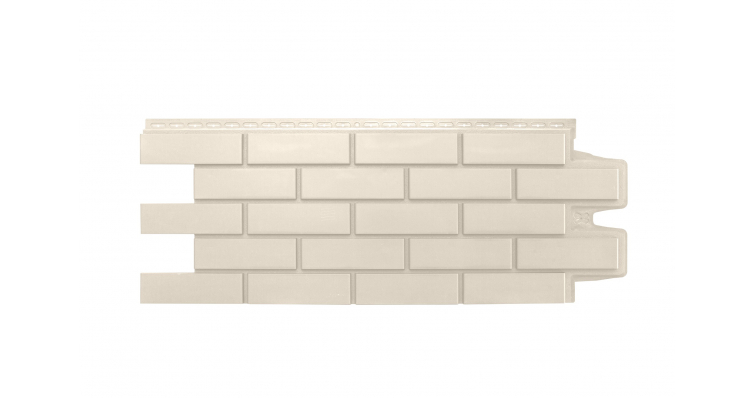 Фасадная панель Grand Line Клинкерный кирпич Classic молочный изображение, анонсные картинки товара