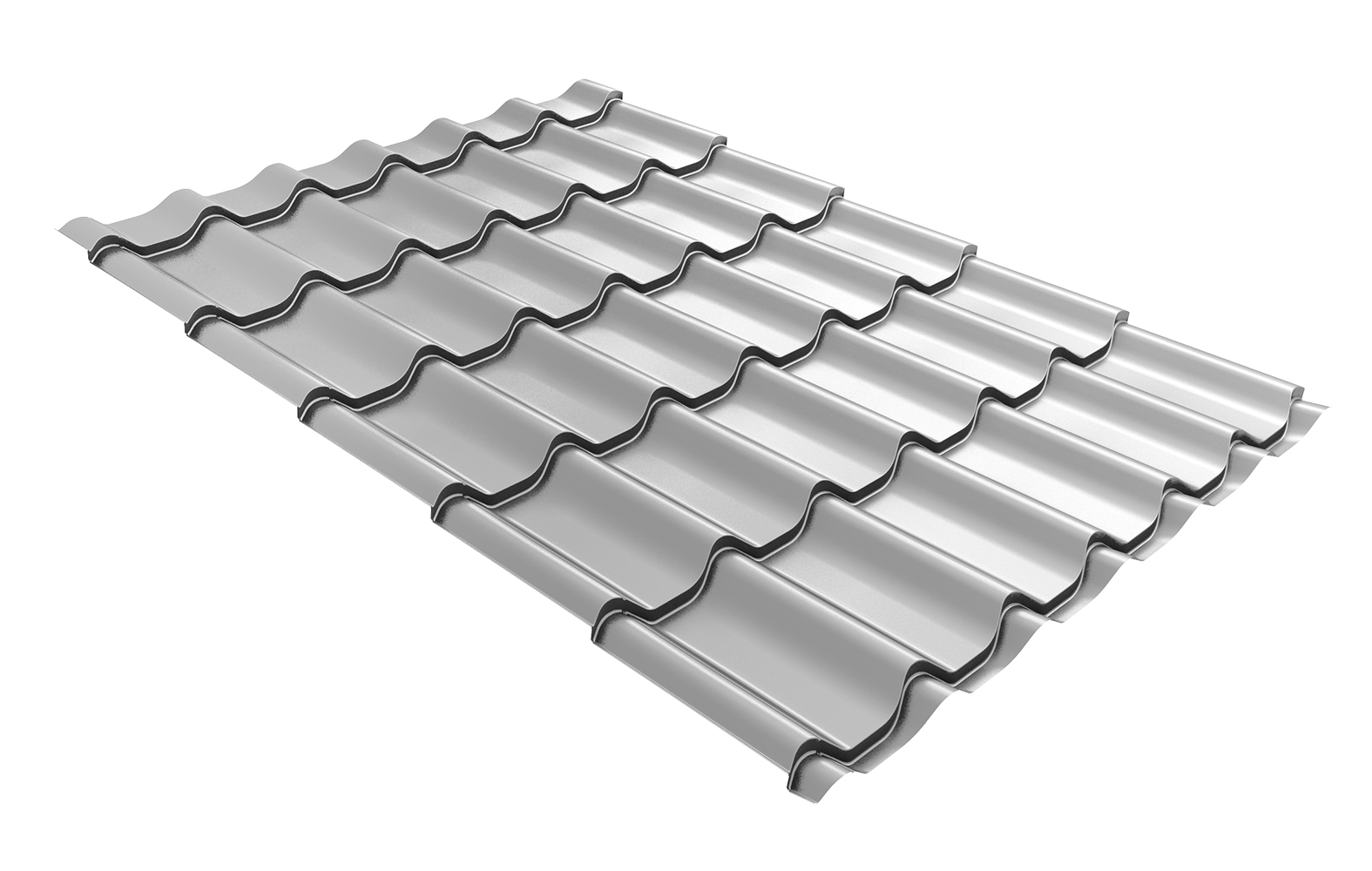 Профиль волновой Классик (''Classic'') 0,4 PE RAL 9003 сигнальный белый new изображение, анонсные картинки товара