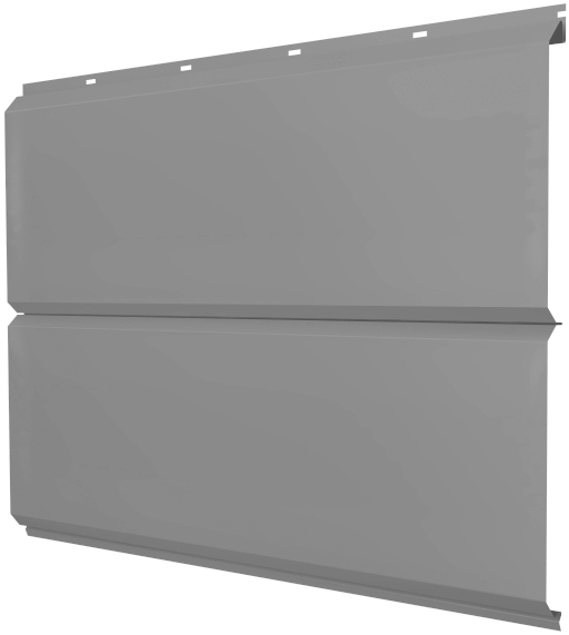 Софит металлический без перфорации 0,45 Drap TX с пленкой RAL 7004 сигнальный серый изображение, анонсные картинки товара