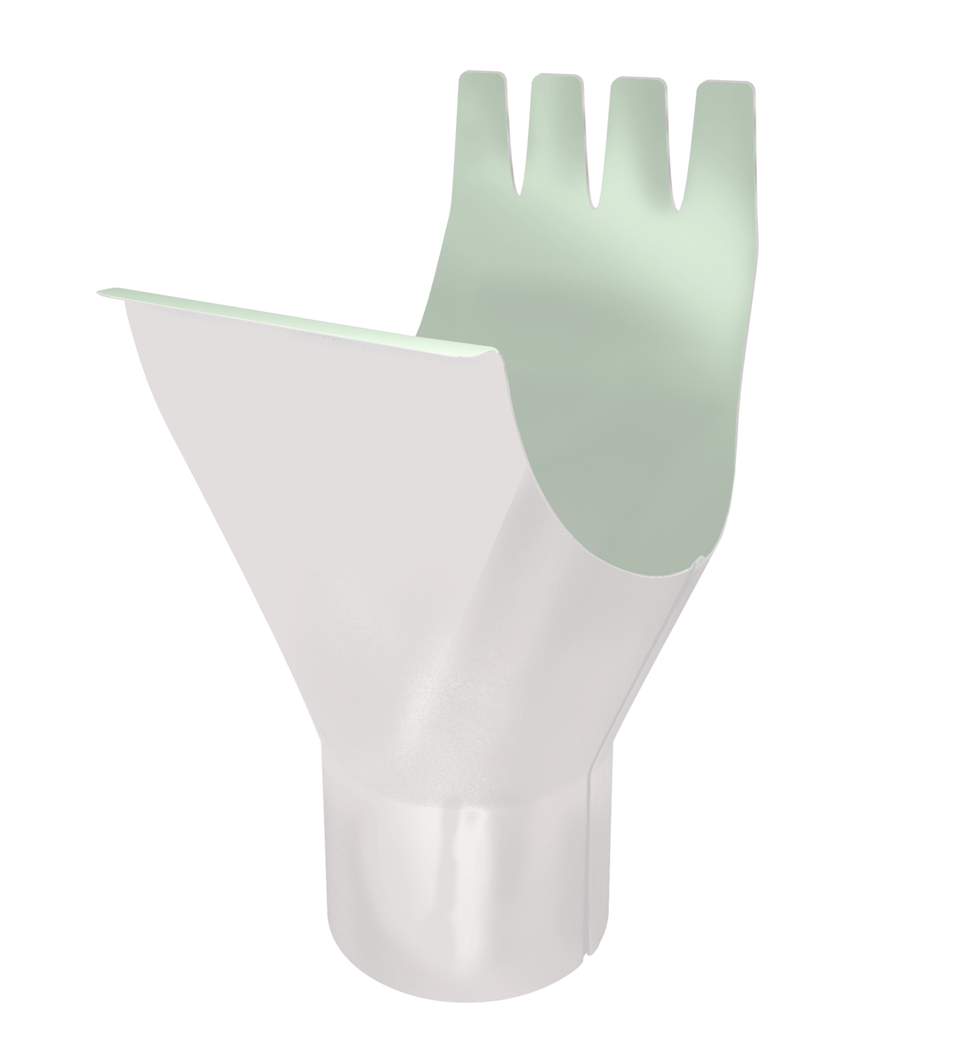 Воронка Optima 150/100мм RAL 9003 изображение, анонсные картинки товара