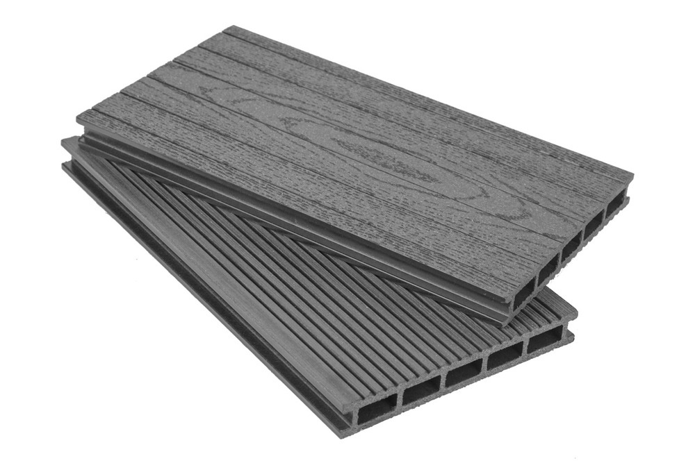 Террасная доска Grand Line 160мм вельвет и тиснение Графит 4м (БШТ) изображение, анонсные картинки товара