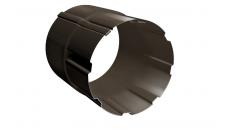 Соединитель трубы 100 мм RR 32 темно-коричневый изображение, анонсные картинки товара