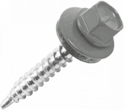 Саморез кровельный Daxmer 4,8х35 RAL 7005 (250) сверло №1 изображение, анонсные картинки товара