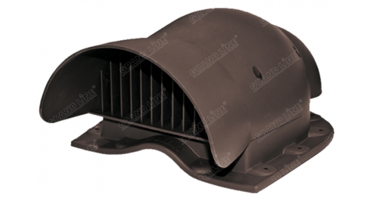 Вентиль кровельный Krovent KTV-Wave коричневый изображение, анонсные картинки товара