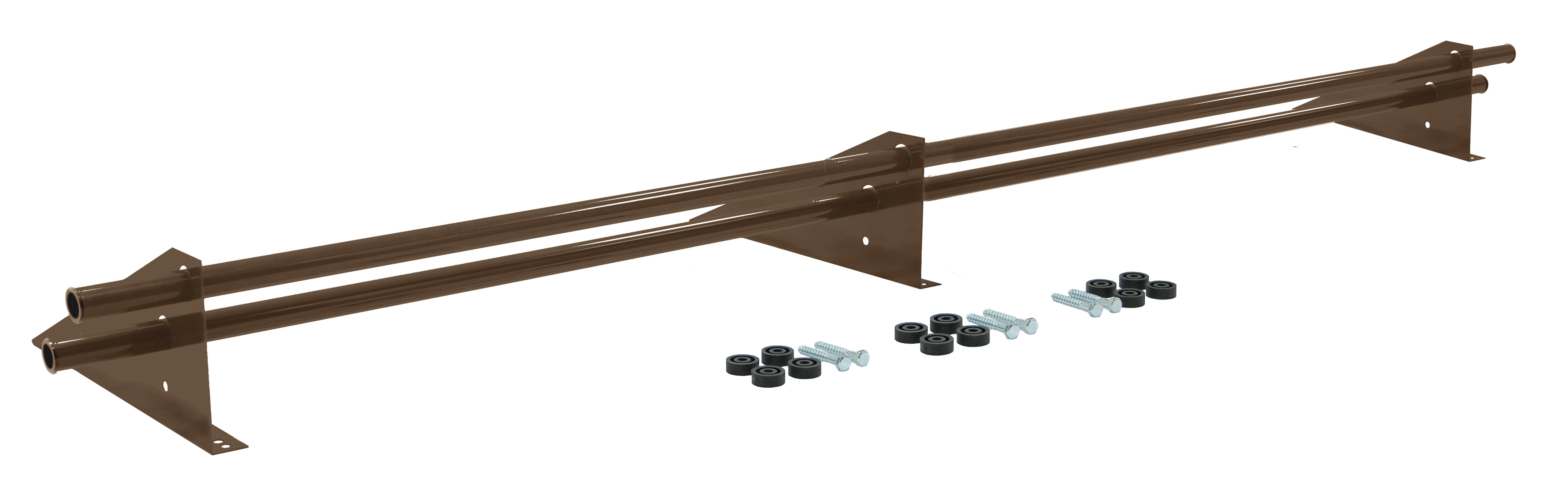 Снегозадержатель трубчатый универсальный Optima RAL 8016 3м изображение, анонсные картинки товара