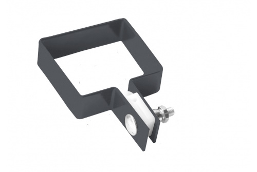 Крепление хомут крайний 62х55 RAL 7016 изображение, анонсные картинки товара