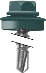 Саморез по металлу Daxmer 5,5х19 RAL 6004 (250) сверло №3 изображение, анонсные картинки товара