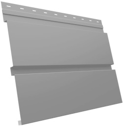 Металлический софит Квадро брус без перфорации 0,5 Satin с пленкой RAL 7004 сигнальный серый изображение, анонсные картинки товара