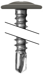 Саморез ПШС 4,2х25 RAL 7039 (500) изображение, анонсные картинки товара