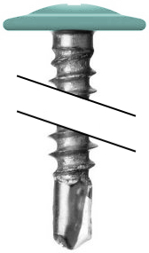 Саморез ПШС 4,2х25 RAL 6027 (500) изображение, анонсные картинки товара