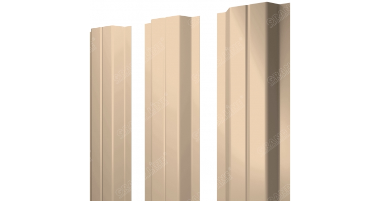 Штакетник П-образный A с прямым резом 0,5 Satin RAL 1015 светлая слоновая кость изображение, анонсные картинки товара