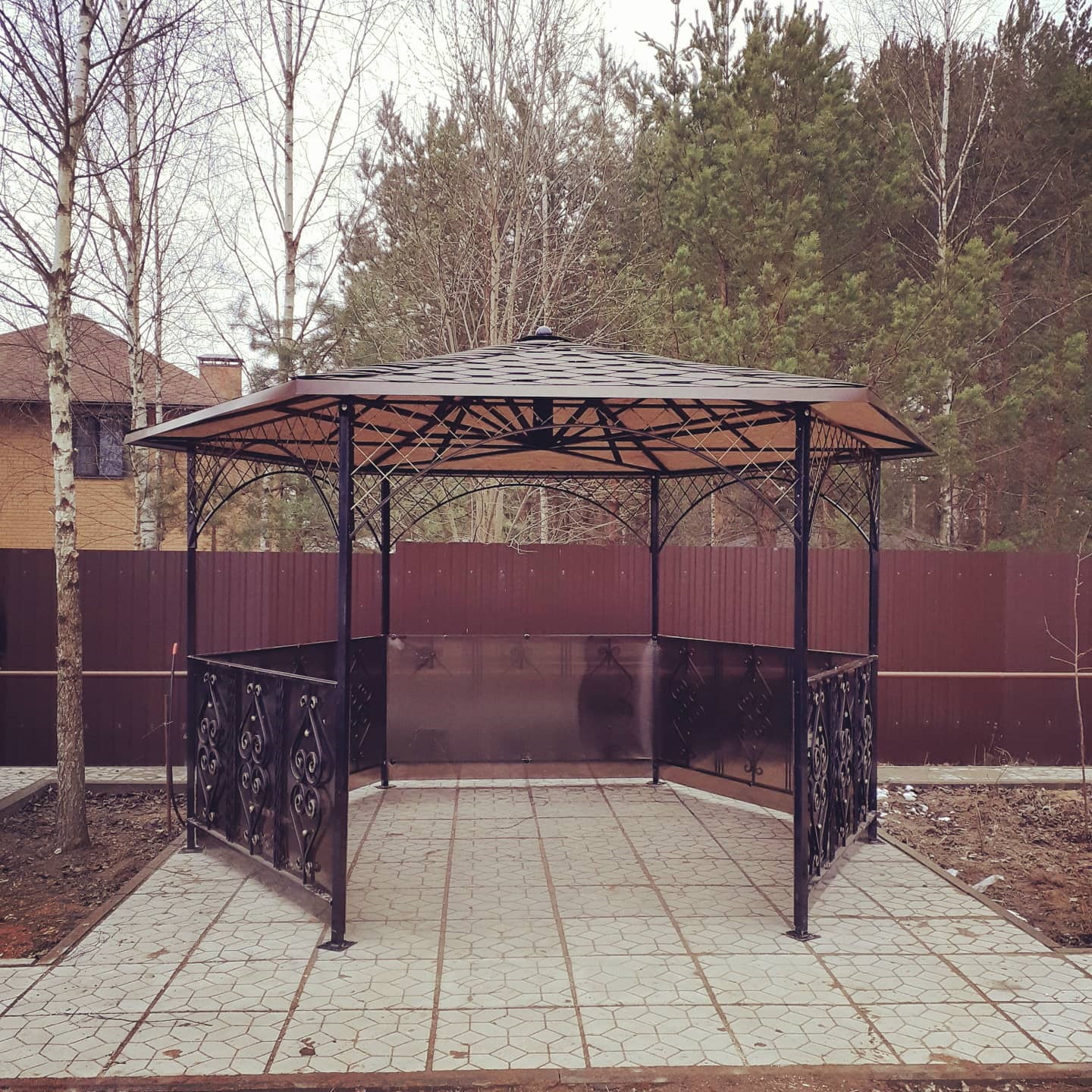 Работа: Сбор беседки №2/9 (шестигранная) под ключ изображение, анонсные картинки товара