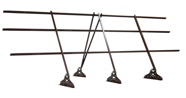 Ограждение кровельное Grand Line 1,2х3 RAL 8017 изображение, анонсные картинки товара