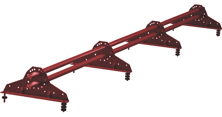 Снегозадержатель NEW трубчатый Grand Line RAL 3011 3м изображение, анонсные картинки товара