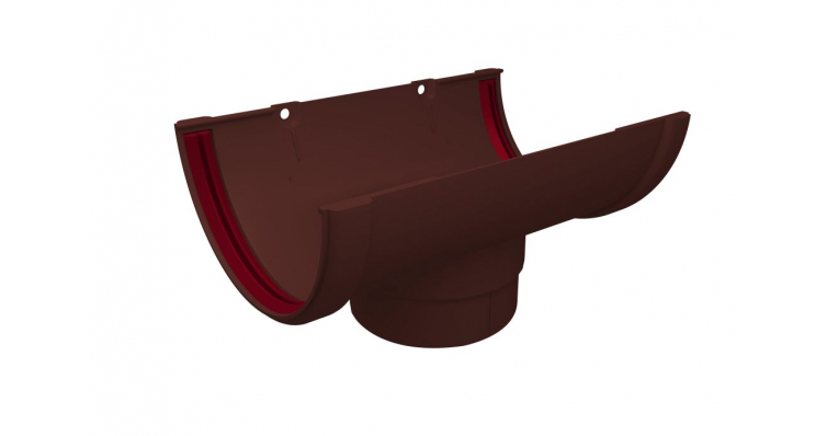 Воронка Классика 120 ПВХ Grand Line шоколадная (RAL 8017) изображение, анонсные картинки товара