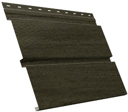 Металлический софит Квадро брус с перфорацией 0,45 Print Elite с пленкой Coffee Wood TwinColor изображение, анонсные картинки товара