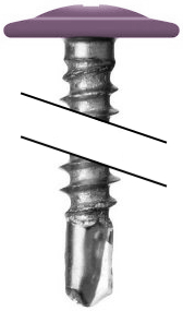 Саморез ПШС 4,2х19 RAL 4001 (1000) изображение, анонсные картинки товара