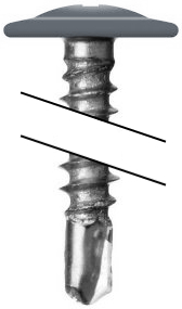 Саморез ПШС 4,2х19 RAL 7031 (1000) изображение, анонсные картинки товара