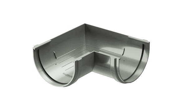 Döcke STANDARD Угловой элемент 120 мм * 90˚ (Серый 7024) изображение, анонсные картинки товара