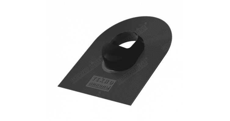 Проходной элемент ТехноНИКОЛЬ (Шинглас), черный изображение, анонсные картинки товара