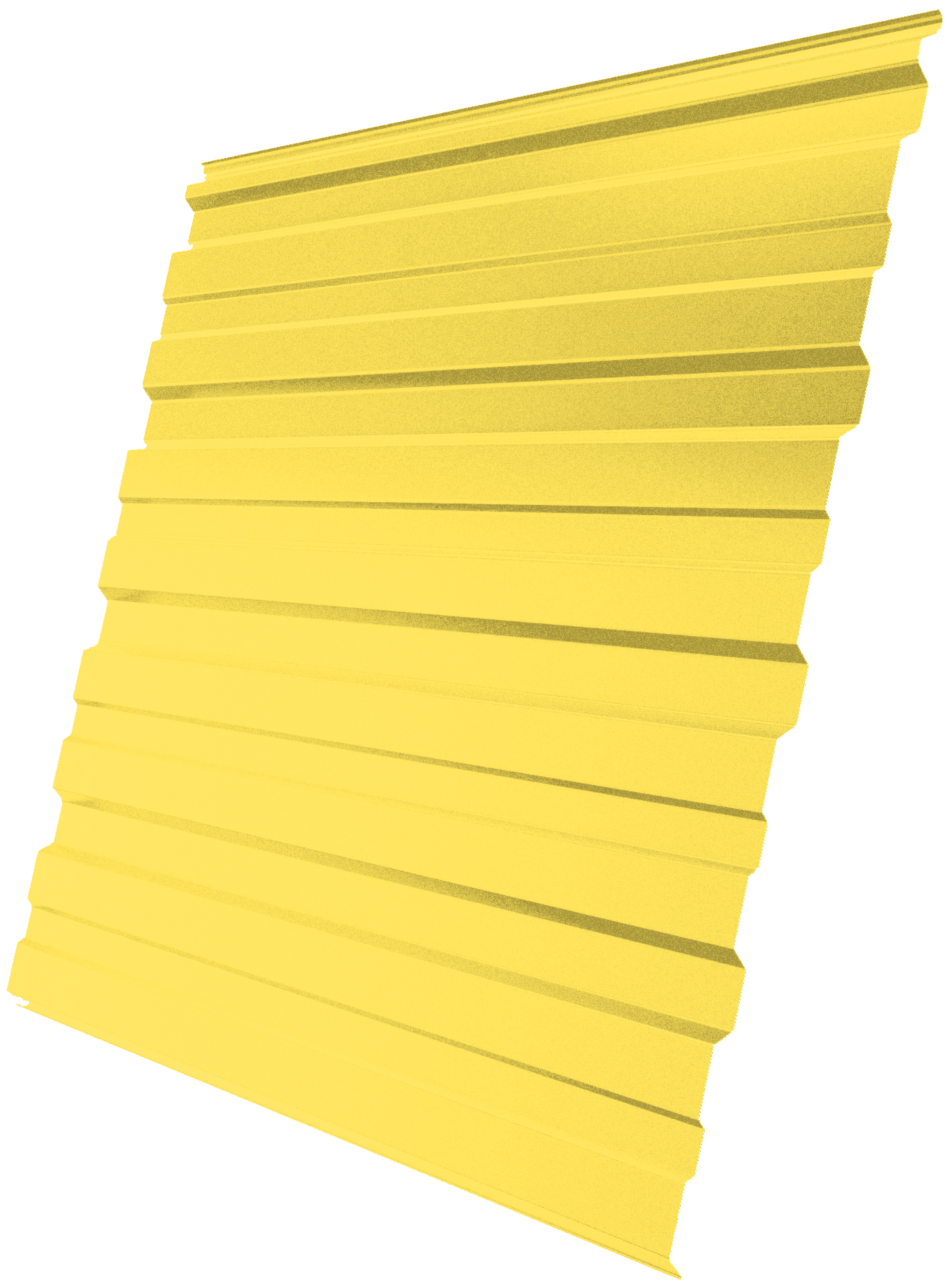 Профнастил С10R 0,45 PE RAL 1018 цинково-желтый изображение, анонсные картинки товара