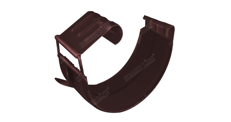 Соединитель желоба GL 150 мм RAL 8017 шоколад изображение, анонсные картинки товара