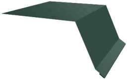 Планка капельник 100х55 0,5 Satin Matt RAL 6005 зеленый мох (2м) изображение, анонсные картинки товара